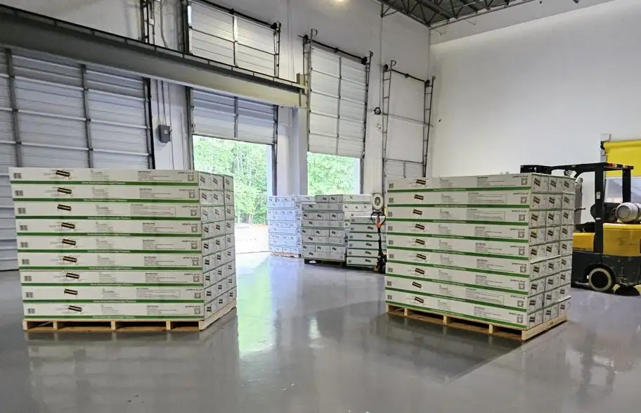 GL Planters warehouse preparing premium cedar raised garden beds for fast shipping