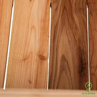 Engineered drainage system in cedar raised garden planter for healthier roots and airflow