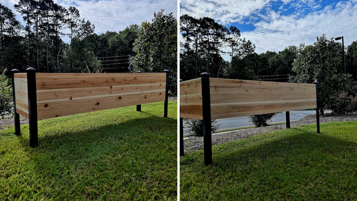 24 vs 30 inch raised garden bed height comparison Side-by-side comparison of 24 inch vs 30 inch elevated cedar raised garden bed heights